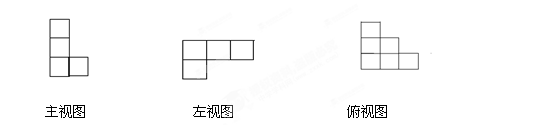 如图是由7块小正方体组成的立体图形,画出它的主视图